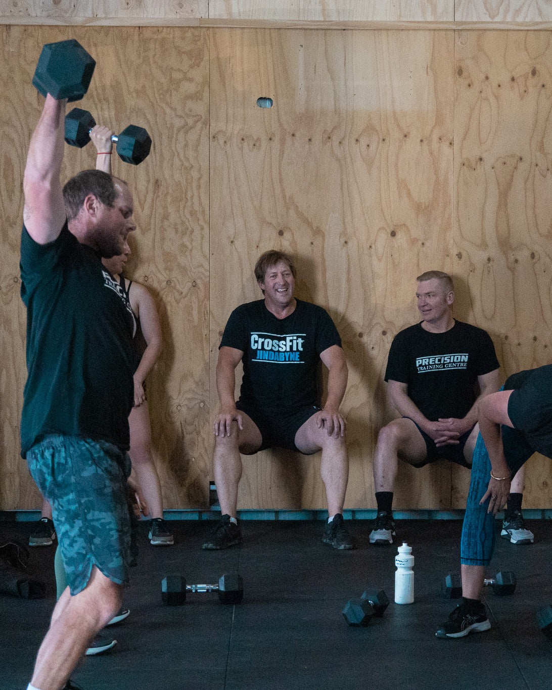 Jindabyne Crossfit Athletes performing a workout at Precision Training Centre