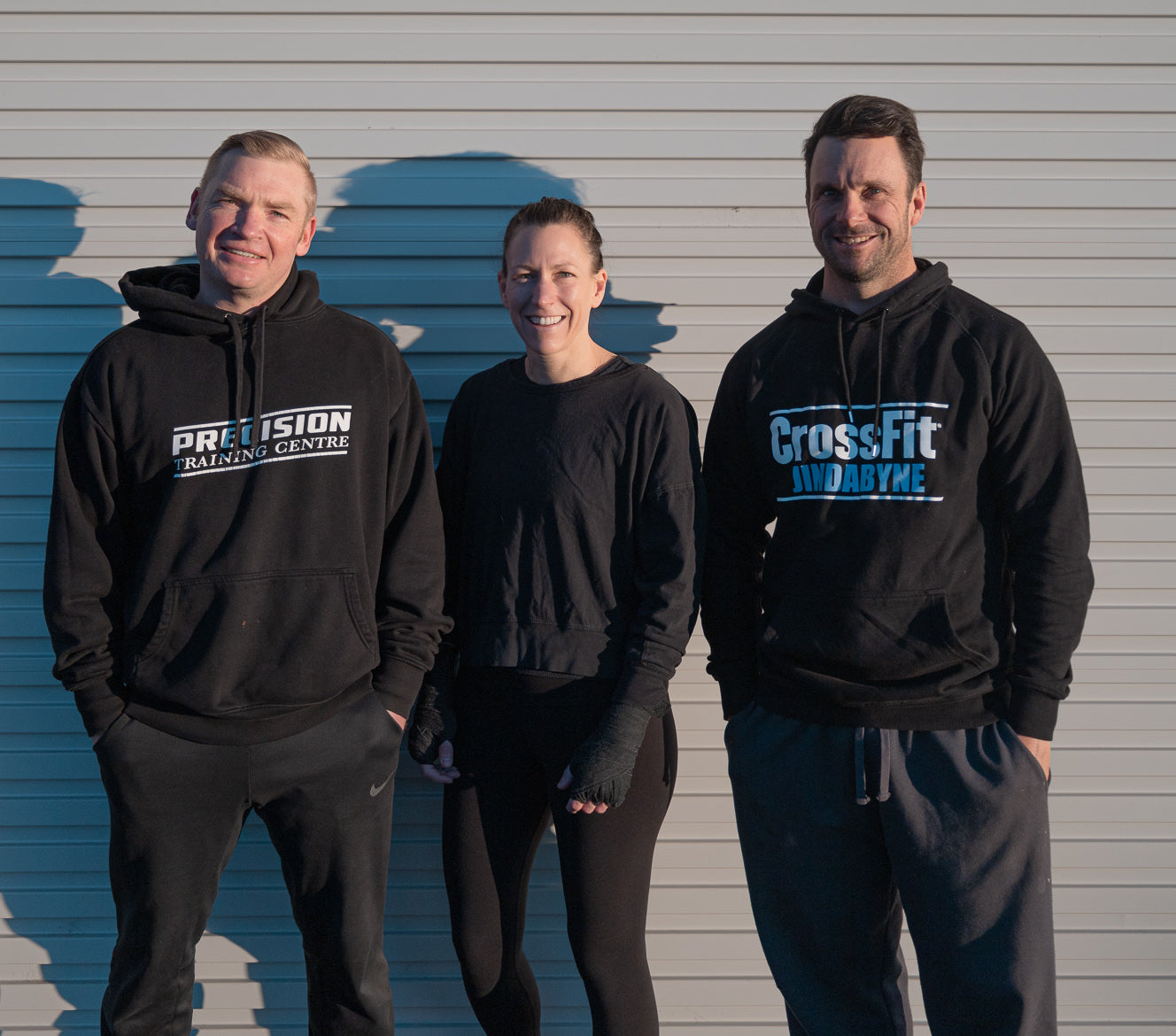 Jindabyne Crossfit Coaches outside of Precision Training Centre